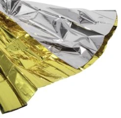 Kopari Nooddeken - Nooddeken - Reddingsdeken - Isolatiedeken - 210x160 Cm - Warmhouddeken - Tegen Onderkoeling - 2 Stuks - Rampenrugzak - Goud/zilver - Herbruikbaar -Winkel Voor Ehbo-Apparatuur 1200x1178
