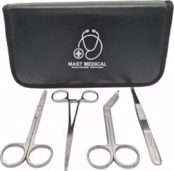 Verpleegkundeset - Scharenset Verpleegkundige - Kocher Schaar - Verbandschaar - Chirurgische Schaar - Pincet - Verpleegkunde Set - Mast Medical