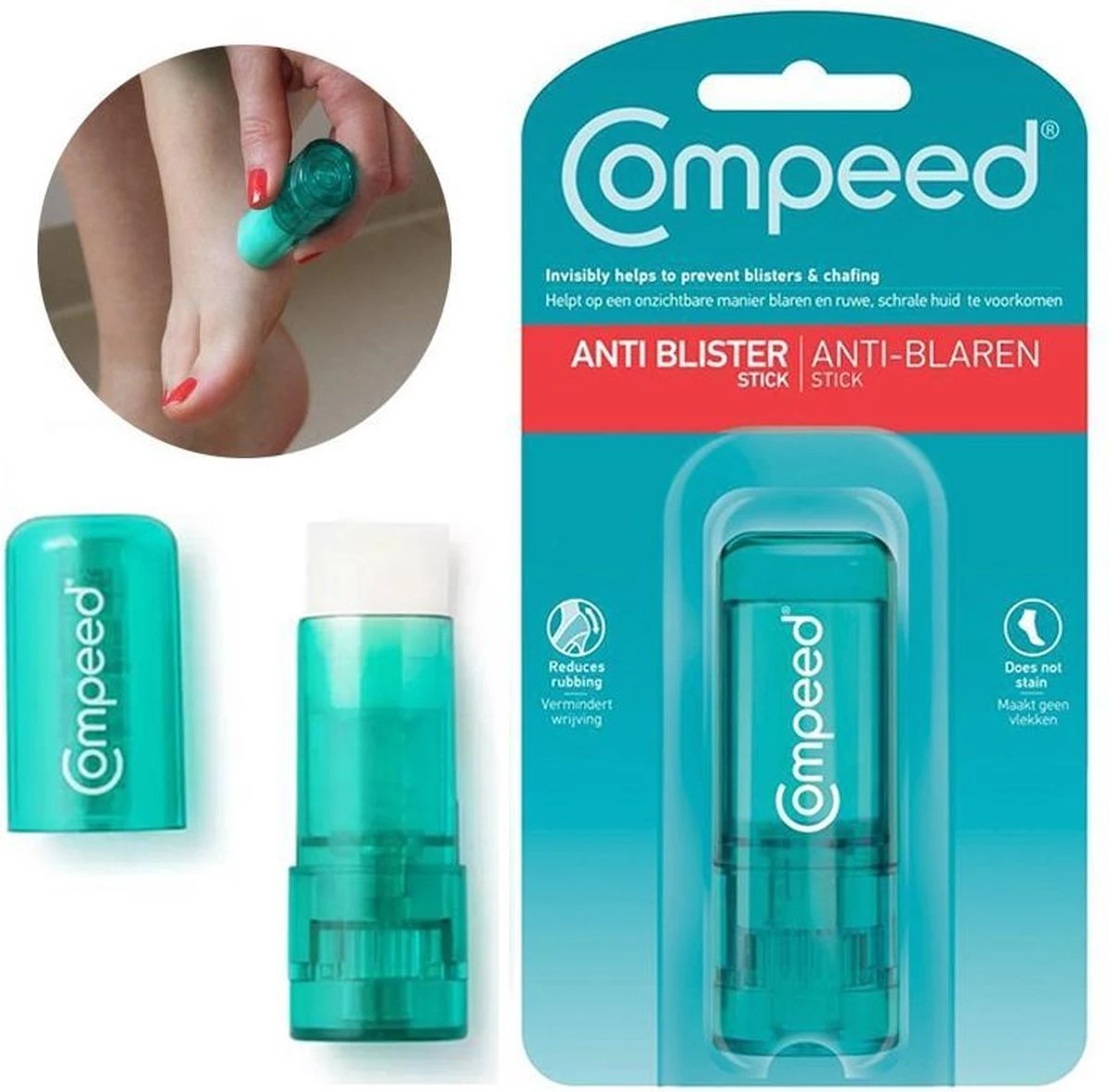 Compeed Blaren Stick Transparant 2 Compeed Blaren Stick Transparant - Afbeelding 2