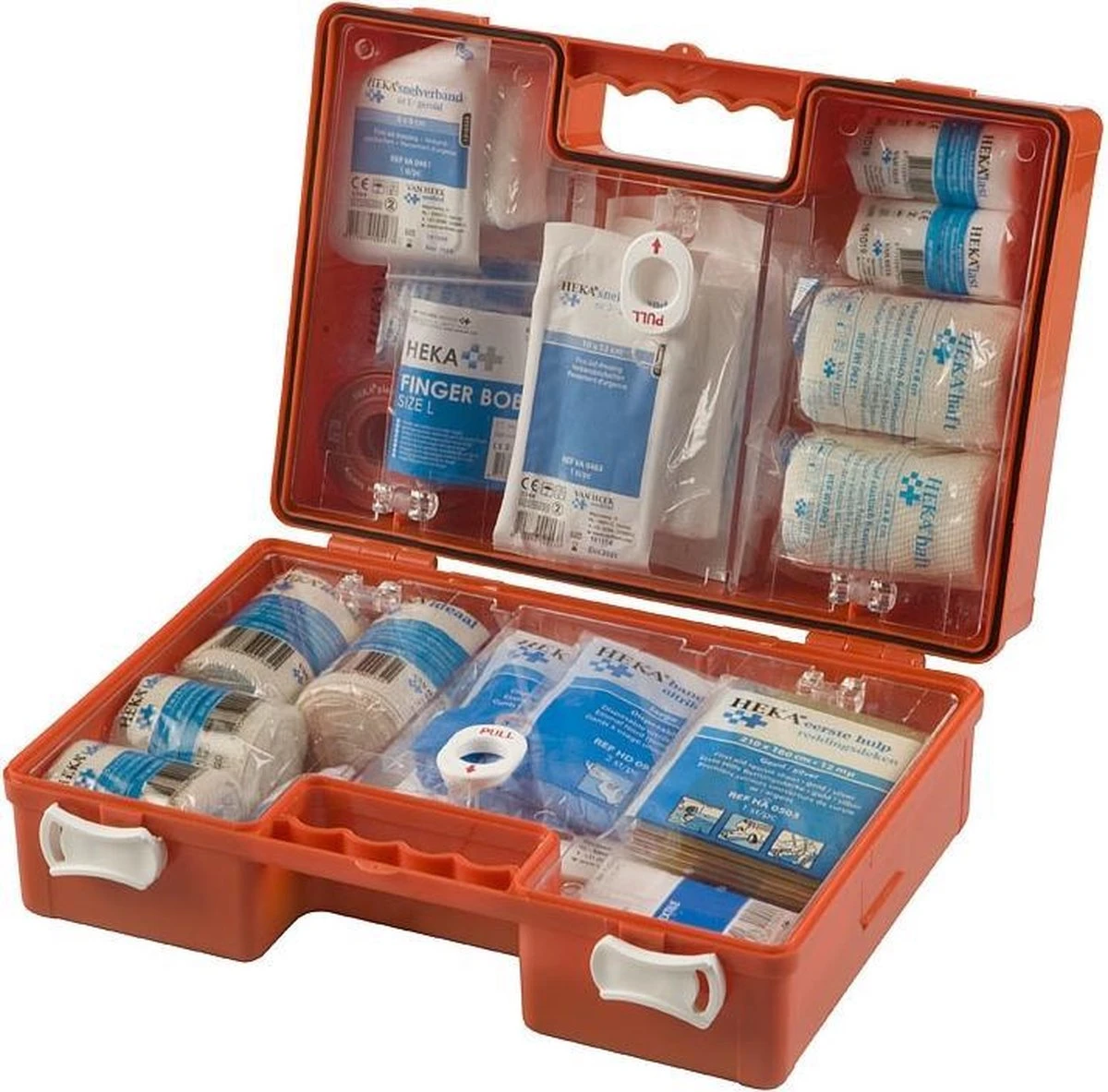 EHBO Verbandkoffer BHV (Oranje Kruis Goedgekeurd). De EHBO Koffer Is Inclusief Wandbeugel En Bevestigingsmateriaal 2 EHBO Verbandkoffer BHV (Oranje Kruis Goedgekeurd). De EHBO Koffer Is Inclusief Wandbeugel En Bevestigingsmateriaal - Afbeelding 2
