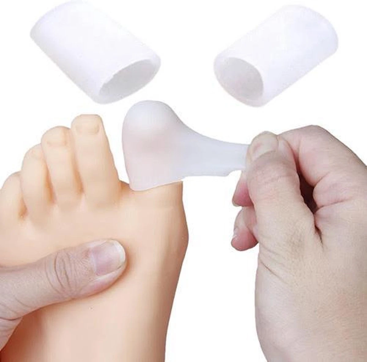 Comfort – Teen Beschermhoes – Grote Teen – 2 Stuks - Medium 2 Comfort – Teen Beschermhoes – Grote Teen – 2 Stuks - Medium - Afbeelding 2