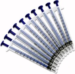 Merkloos Injectie Spuitjes - 5 Stuks - Doseer Spuit - Dieren Eten Geven - Spuitje - Spuiten