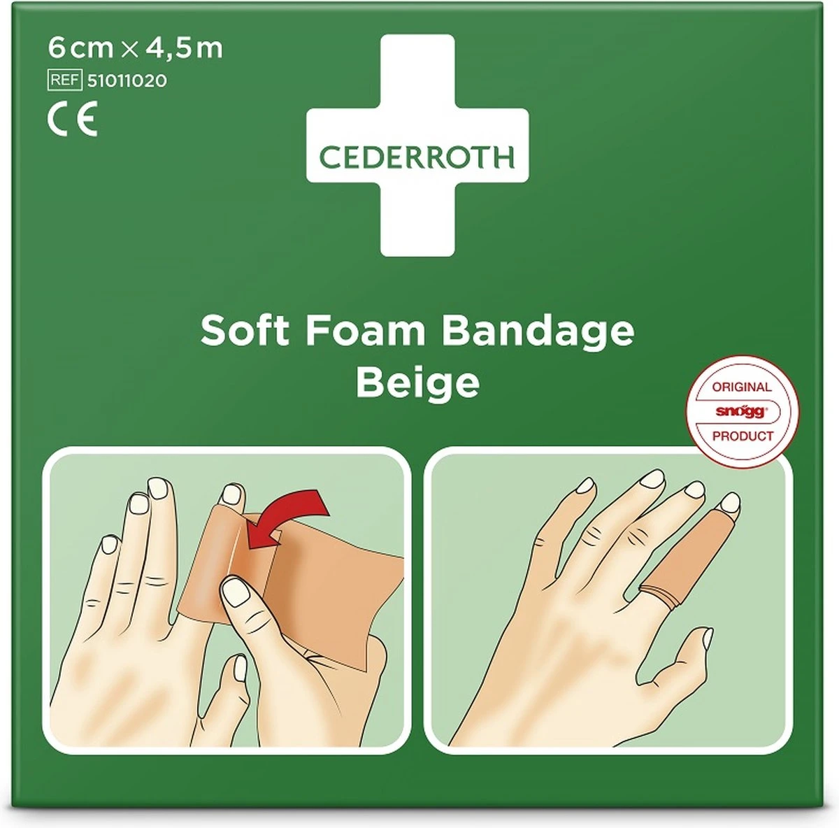 CEDERROTH / Snogg - Soft Next - Beige - Zelfklevende Hechtpleister - Pleister - Beige - 6 Cm X 450 Cm 3 CEDERROTH / Snogg - Soft Next - Beige - Zelfklevende Hechtpleister - Pleister - Beige - 6 Cm X 450 Cm - Afbeelding 3