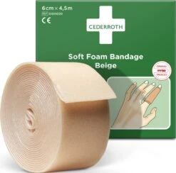 CEDERROTH / Snogg - Soft Next - Beige - Zelfklevende Hechtpleister - Pleister - Beige - 6 Cm X 450 Cm