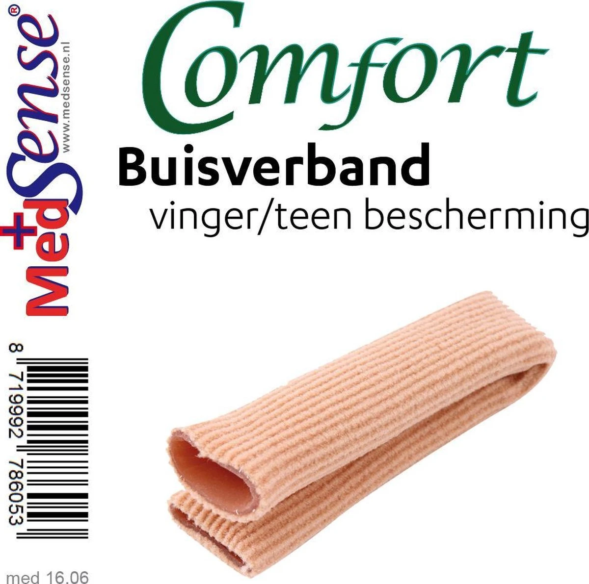 Comfort Buisverband, Voor Bescherming Van Vingers En Tenen 1 Comfort Buisverband, Voor Bescherming Van Vingers En Tenen