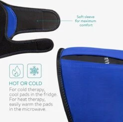 Navaris Hot & Cold Packs - 2x Herbruikbaar Koud En Warm Kompres - Verkoelend En Verwarmend - Met Band Voor Enkel En Voet -Winkel Voor Ehbo-Apparatuur 1200x1191 7