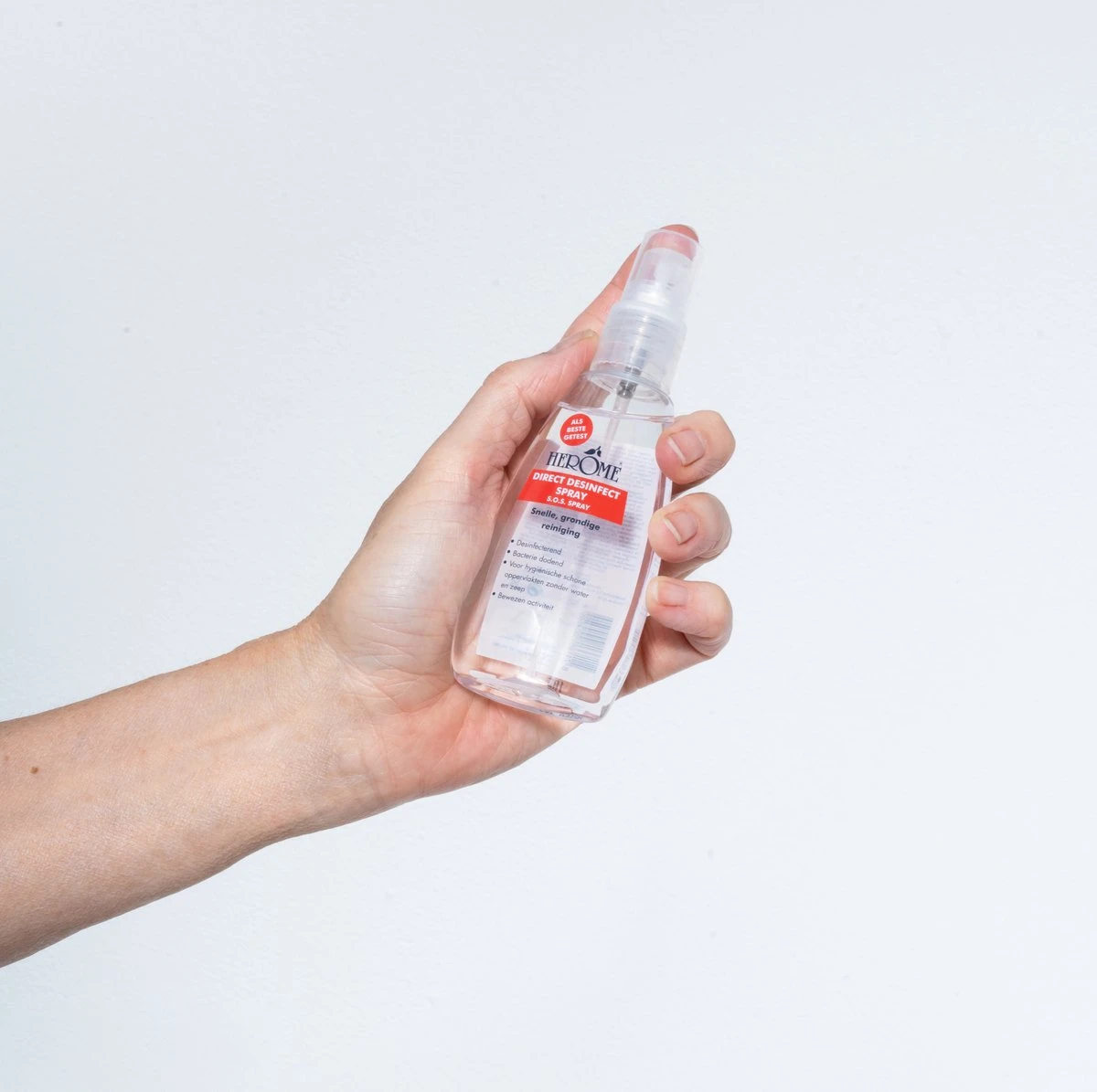 Herome 6-Pack Direct Desinfect Desinfectiespray - Desinfecterende Spray Met 80% Alcohol - Om Oppervlakten Te Desinfecteren - 6*75ml. 6 Herome 6-Pack Direct Desinfect Desinfectiespray - Desinfecterende Spray Met 80% Alcohol - Om Oppervlakten Te Desinfecteren - 6*75ml. - Afbeelding 6