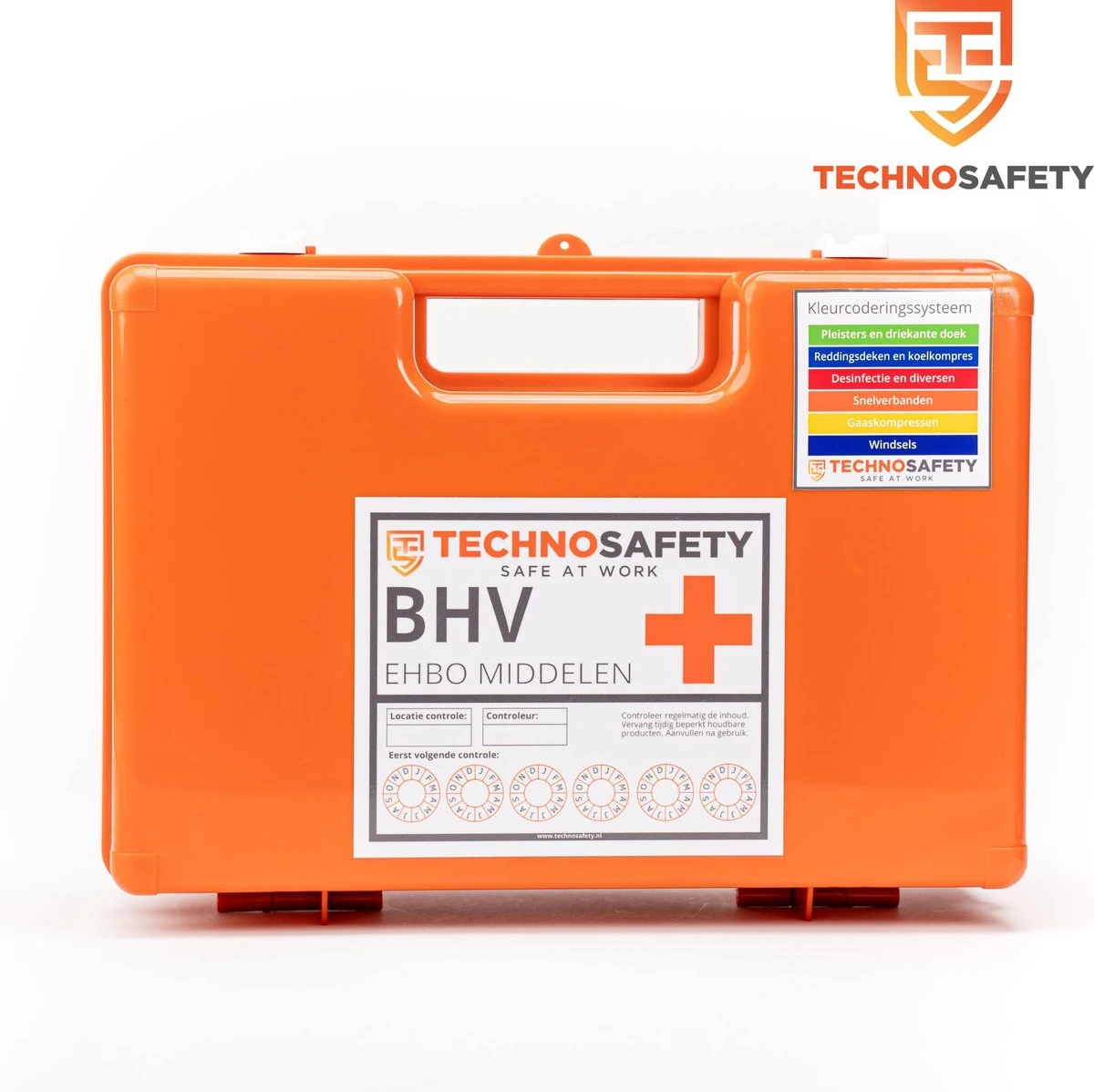 Technosafety EHBO Verbandkoffer - DIN13157-2021 Goedgekeurd - Verbanddoos BHV - Incl. Wandhouder En Bevestigingsmateriaal 1 Technosafety EHBO Verbandkoffer - DIN13157-2021 Goedgekeurd - Verbanddoos BHV - Incl. Wandhouder En Bevestigingsmateriaal