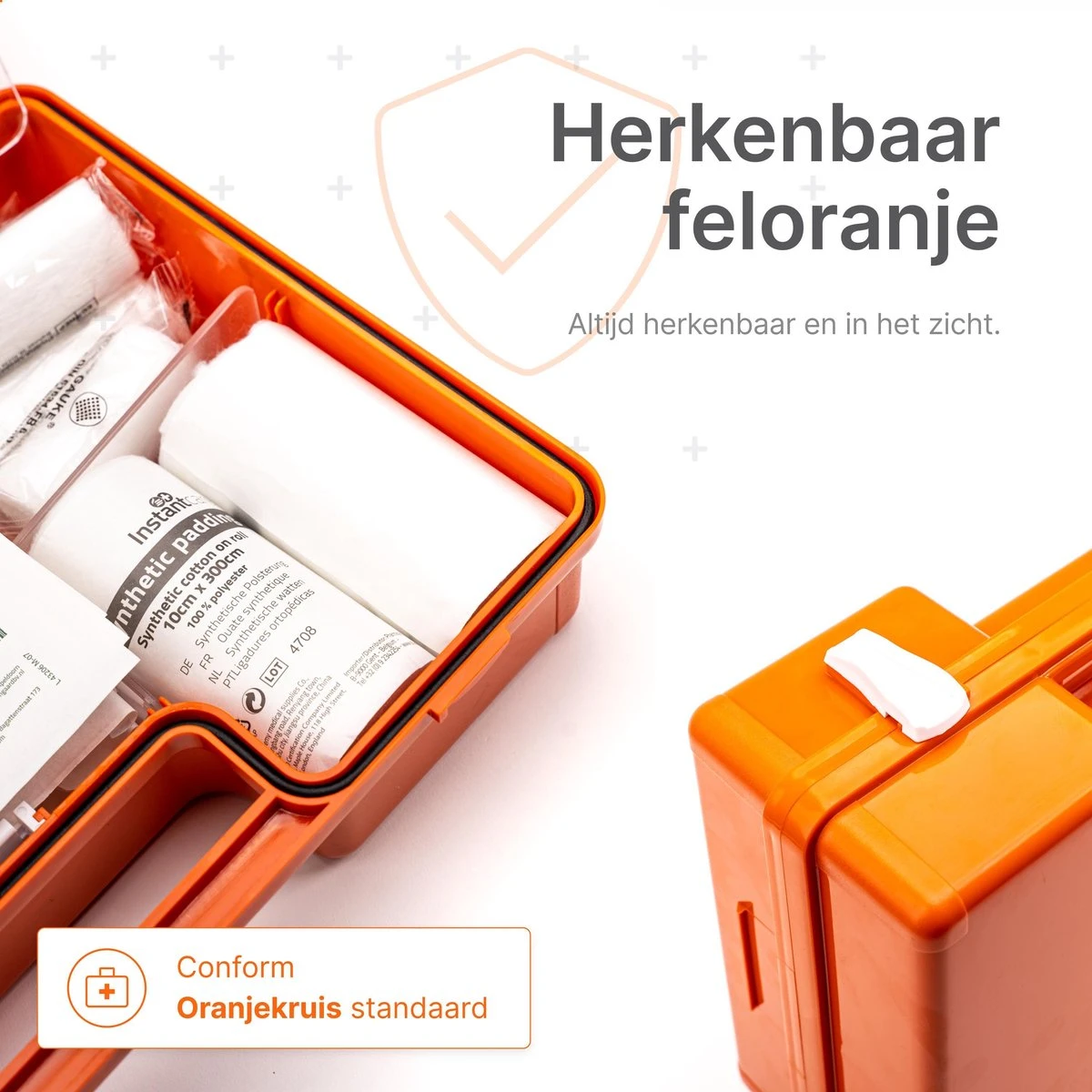 Technosafety EHBO Verbandkoffer - DIN13157-2021 Goedgekeurd - Verbanddoos BHV - Incl. Wandhouder En Bevestigingsmateriaal 9 Technosafety EHBO Verbandkoffer - DIN13157-2021 Goedgekeurd - Verbanddoos BHV - Incl. Wandhouder En Bevestigingsmateriaal - Afbeelding 9