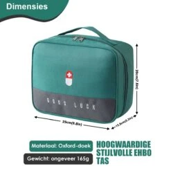 Good Luck EHBO-tas - EHBO-tas - Toilettas - Groen - Waterdicht - Multifunctioneel - Draagbaar 12 Good Luck EHBO-tas - EHBO-tas - Toilettas - Groen - Waterdicht - Multifunctioneel - Draagbaar -Winkel Voor Ehbo-Apparatuur 1200x1200 106