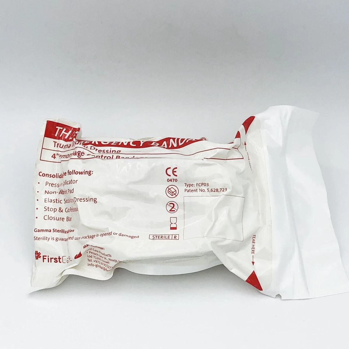 Emergency Bandage 10cm - Traumazwachtel 10 Emergency Bandage 10cm - Traumazwachtel - Afbeelding 10