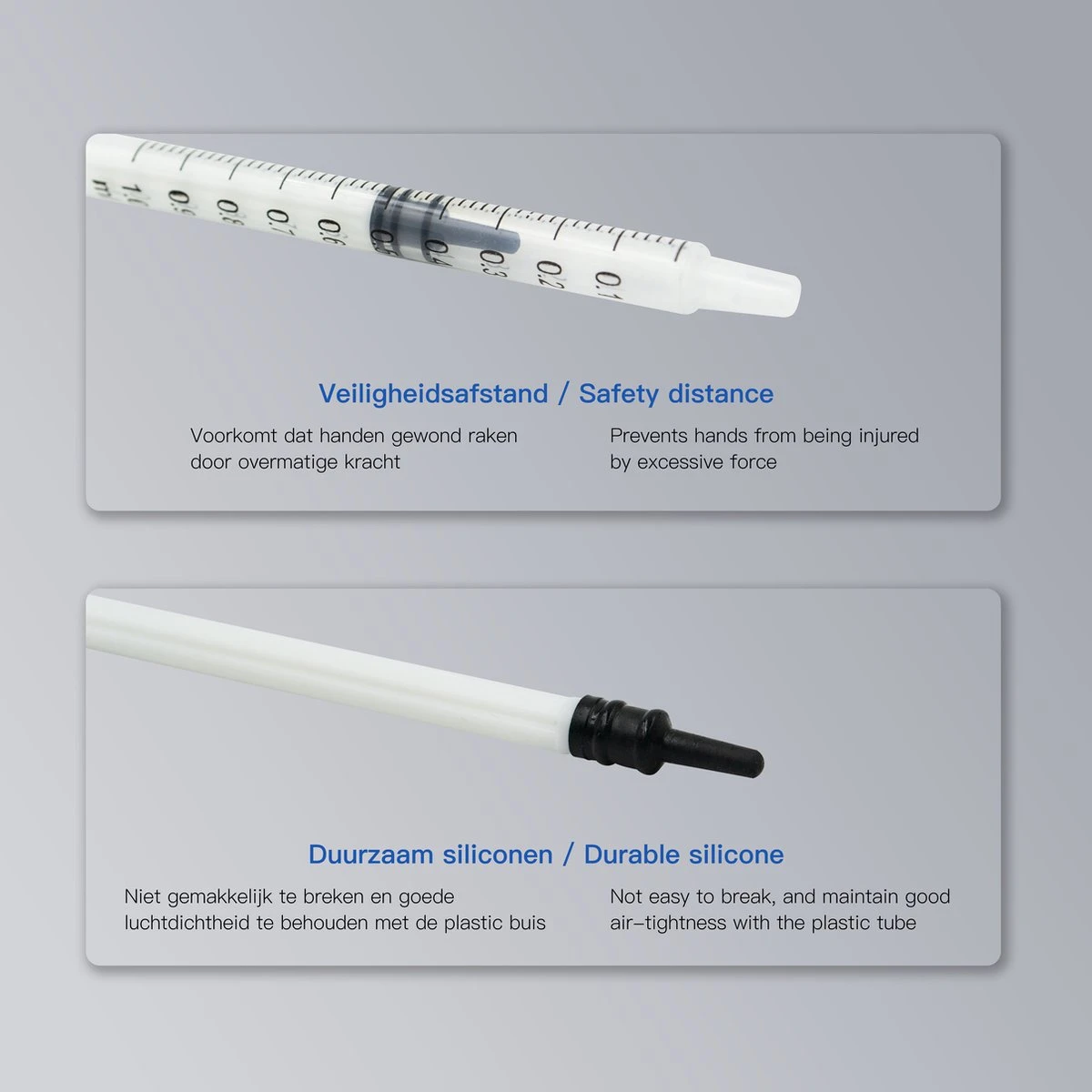 IVROU Steriele Injectiespuit 100 Stuks - Doseerspuit Met Maataanduiding En Naald 1ml, 23g - Injectie Spuit - Injectienaald - Wegwerp Spuit - Individueel Verpakt 4 IVROU Steriele Injectiespuit 100 Stuks - Doseerspuit Met Maataanduiding En Naald 1ml, 23g - Injectie Spuit - Injectienaald - Wegwerp Spuit - Individueel Verpakt - Afbeelding 4