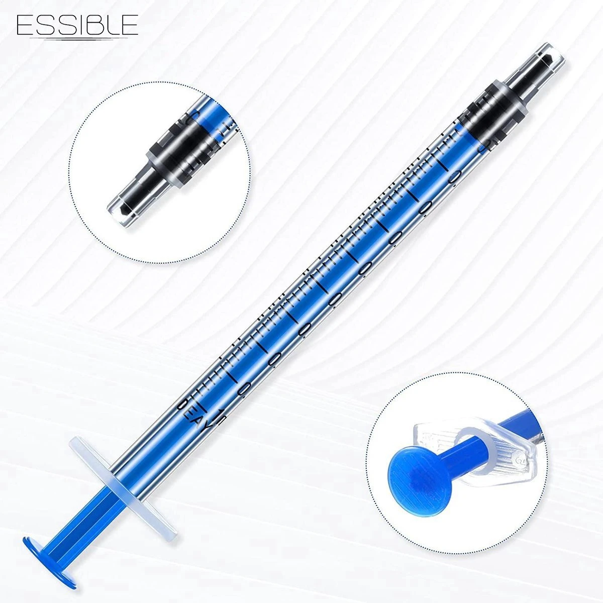 ESSIBLE Spuit - Spuiten - Injectiespuit - Doseerspuit - Injectiespuit Zonder Naald - 1ml - 20 Stuks 7 ESSIBLE Spuit - Spuiten - Injectiespuit - Doseerspuit - Injectiespuit Zonder Naald - 1ml - 20 Stuks - Afbeelding 7