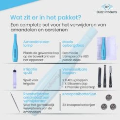 Buzz Products Amandelsteen Verwijderaar / Tonsil Stones / Met Baterijen / Oorsmeer Verwijderaar Spuit -Winkel Voor Ehbo-Apparatuur 1200x1200 161