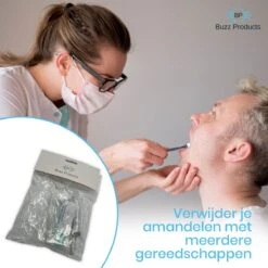 Buzz Products Amandelsteen Verwijderaar / Tonsil Stones / Met Baterijen / Oorsmeer Verwijderaar Spuit -Winkel Voor Ehbo-Apparatuur 1200x1200 165