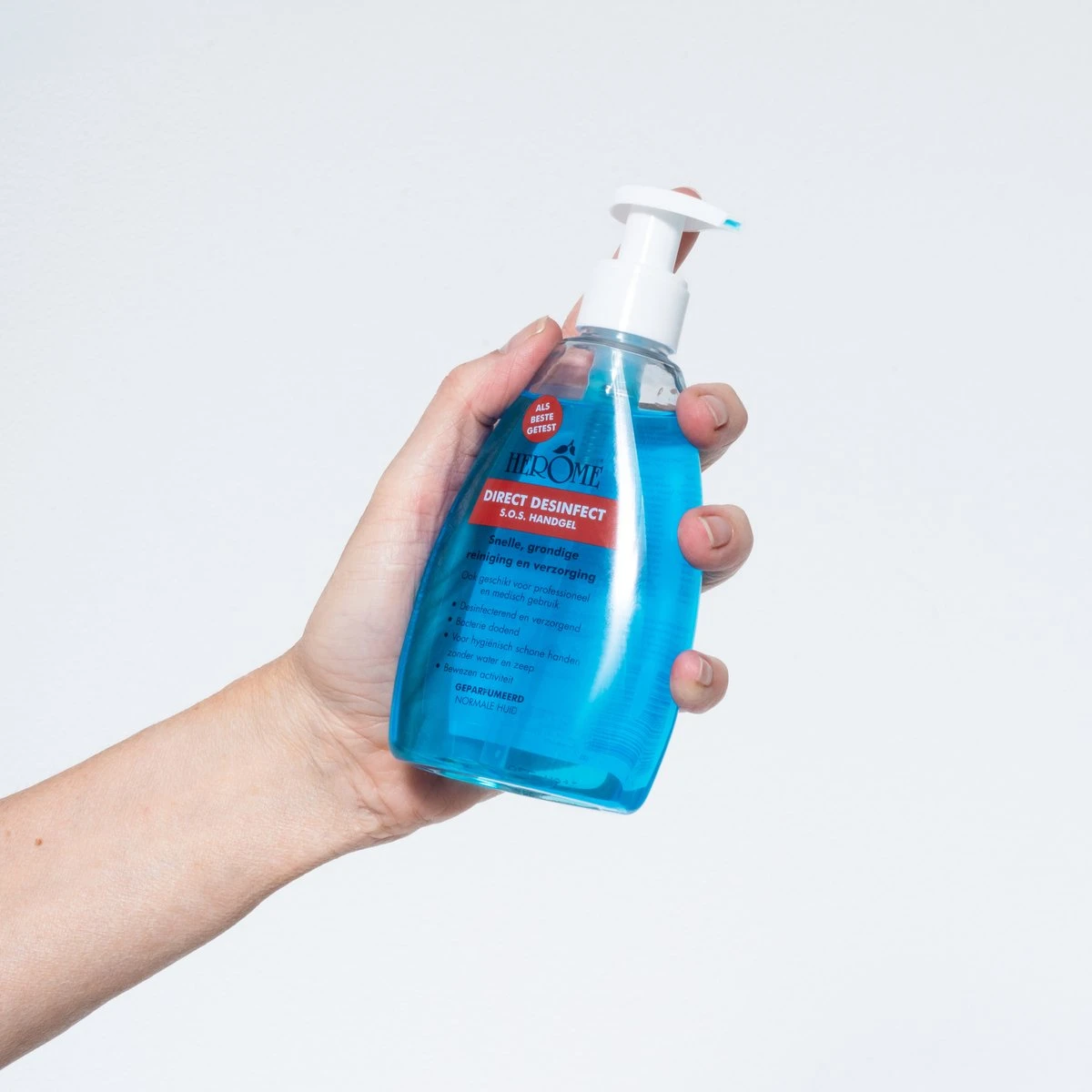 Herome Direct Desinfect Handgel Double Active - Desinfecterende Handgel Met 80% Alcohol - Beschermt Tegen Bacteriën En Droogt De Handen Niet Uit - 200ml. 4 Herome Direct Desinfect Handgel Double Active - Desinfecterende Handgel Met 80% Alcohol - Beschermt Tegen Bacteriën En Droogt De Handen Niet Uit - 200ml. - Afbeelding 4