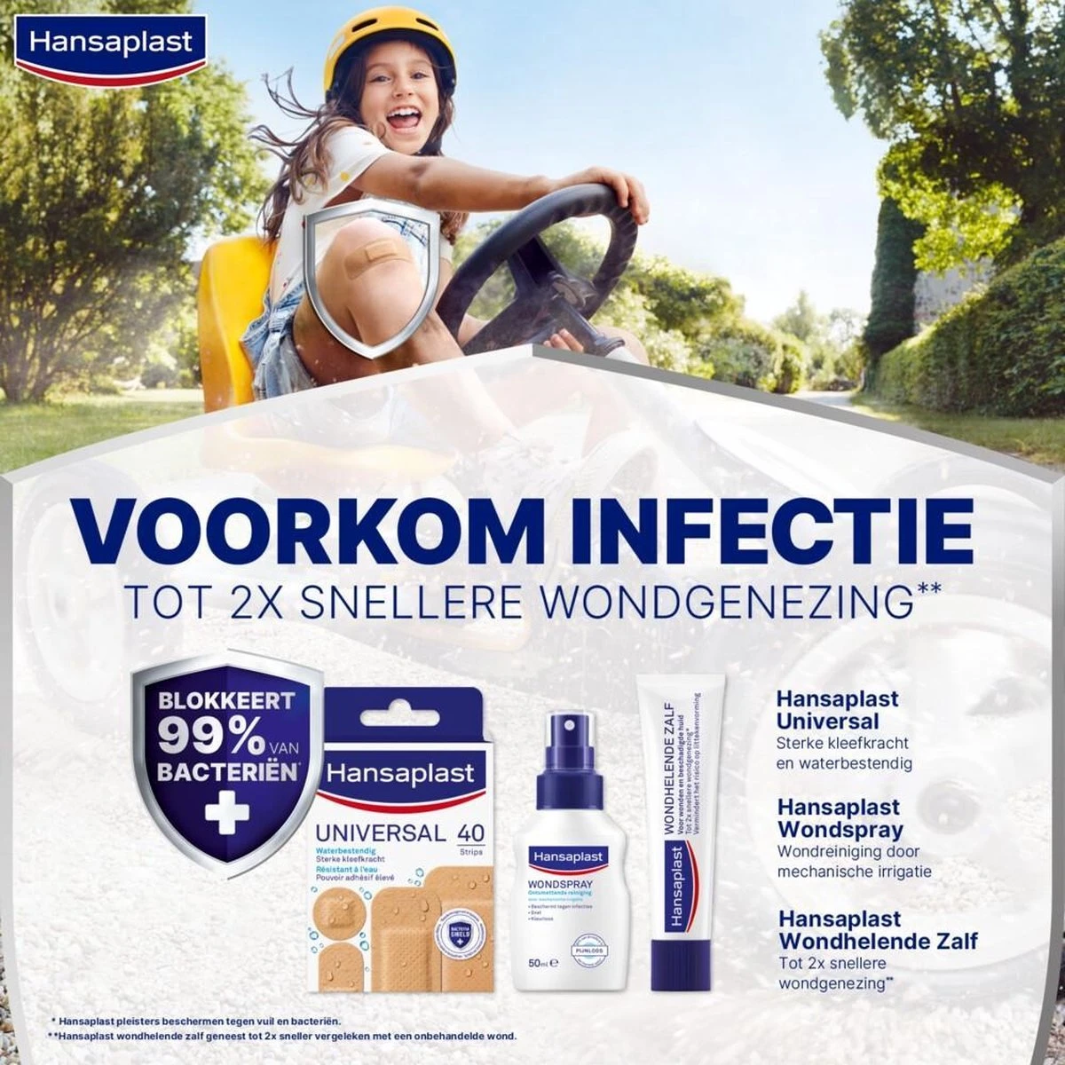 Hansaplast Universal Pleisters - 40 Strips 4 Hansaplast Universal Pleisters - 40 Strips - Afbeelding 4