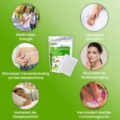 Kluvaro Detox Voetpleisters (Bamboe) - 100% Natuurlijke Ingrediënten - Verbeterde Kwaliteit - 14 Stuks -Winkel Voor Ehbo-Apparatuur 1200x1200 45