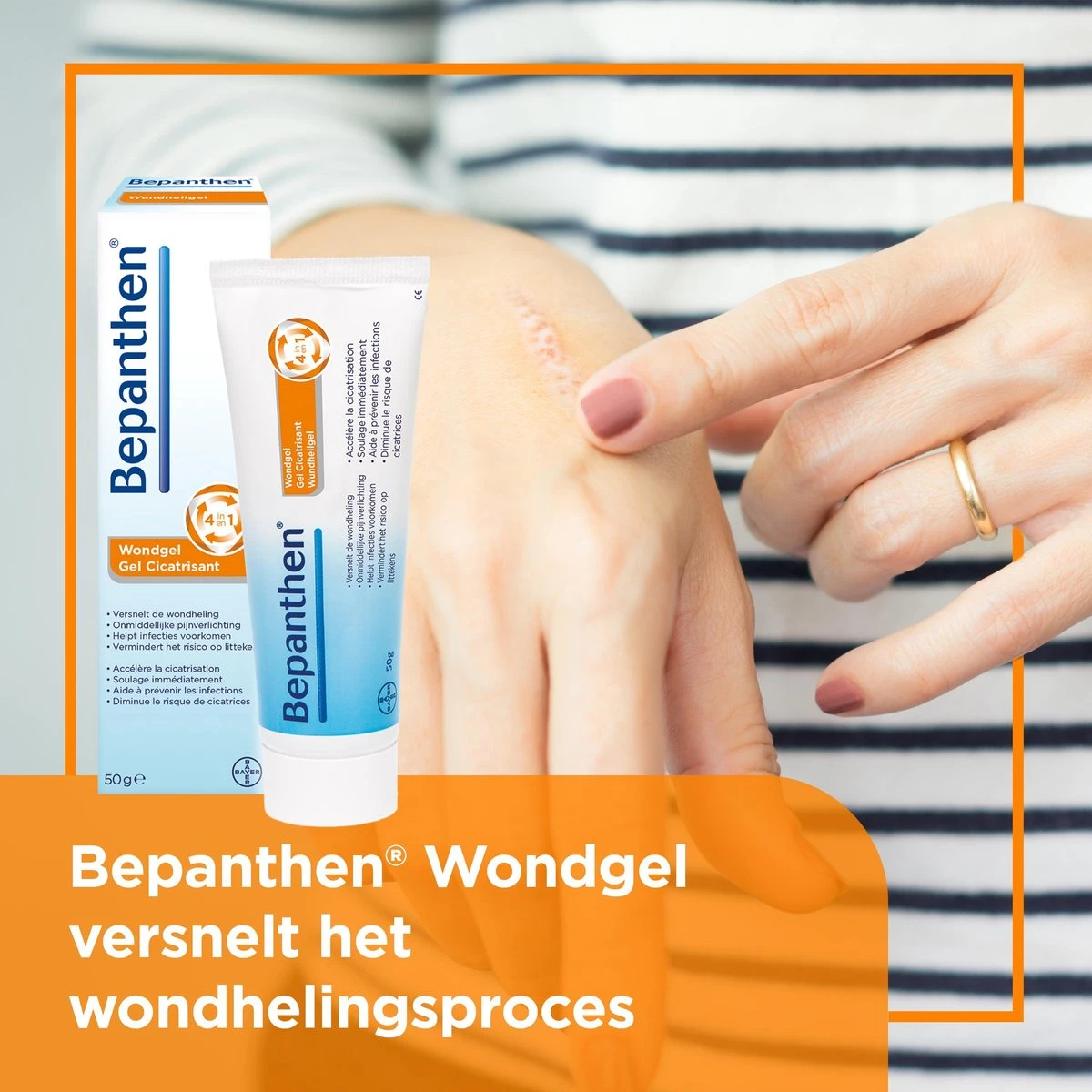 Bepanthen Wondgel - Vegan Hydrogel - Behandeling Van Kleine Wonden Zoals Snijwonden, Schaafwonden Of Brandwonden - 50 Gram 6 Bepanthen Wondgel - Vegan Hydrogel - Behandeling Van Kleine Wonden Zoals Snijwonden, Schaafwonden Of Brandwonden - 50 Gram - Afbeelding 6