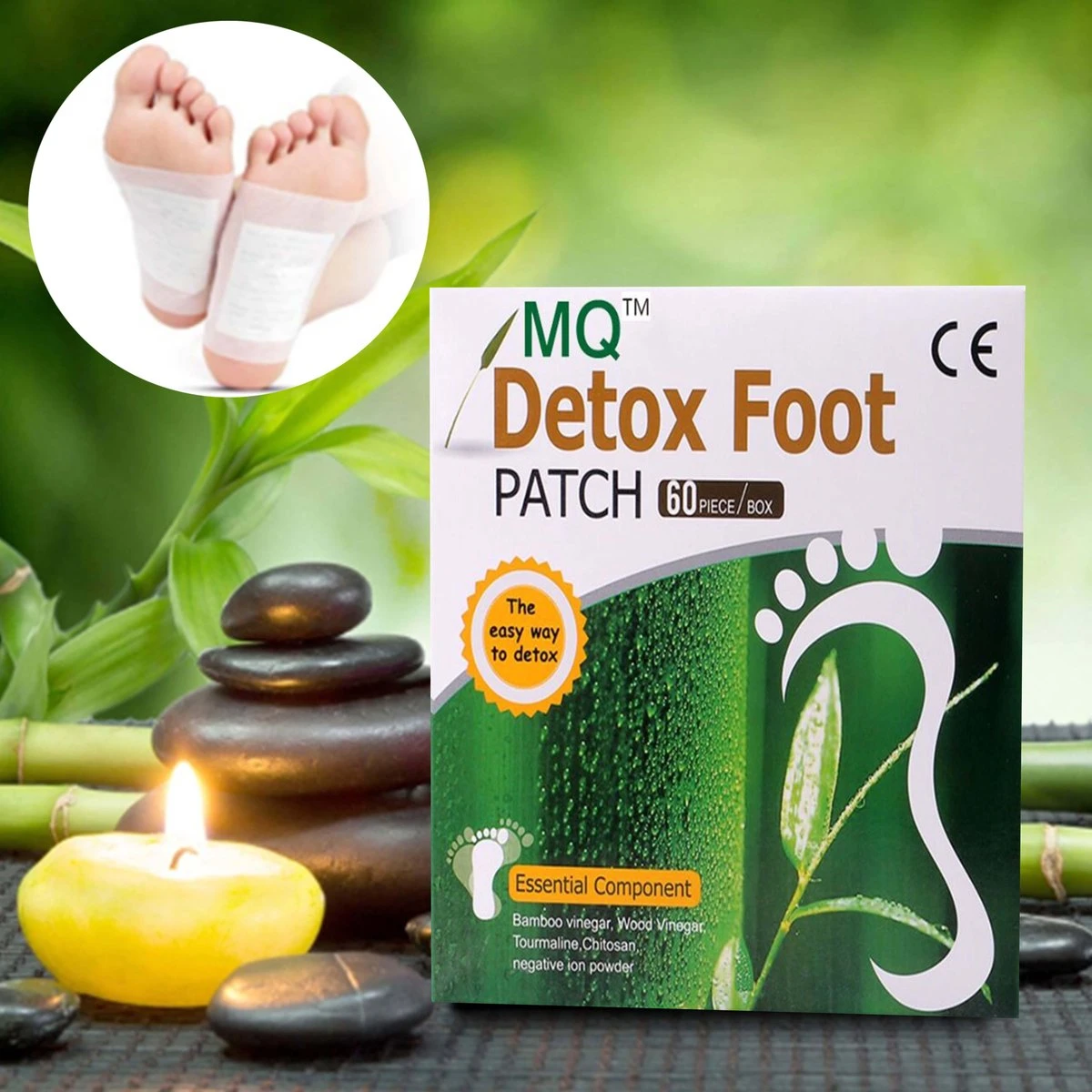 Detox Voetpleister - 60 Stuks - 30 Paar - Zuivert Je Lichaam - Detox Kuur 1 Detox Voetpleister - 60 Stuks - 30 Paar - Zuivert Je Lichaam - Detox Kuur