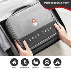 Good Luck EHBO-tas - EHBO-tas - Toilettas - Grijs - Waterdicht - Multifunctioneel - Draagbaar 11 Good Luck EHBO-tas - EHBO-tas - Toilettas - Grijs - Waterdicht - Multifunctioneel - Draagbaar -Winkel Voor Ehbo-Apparatuur 1200x1200 87