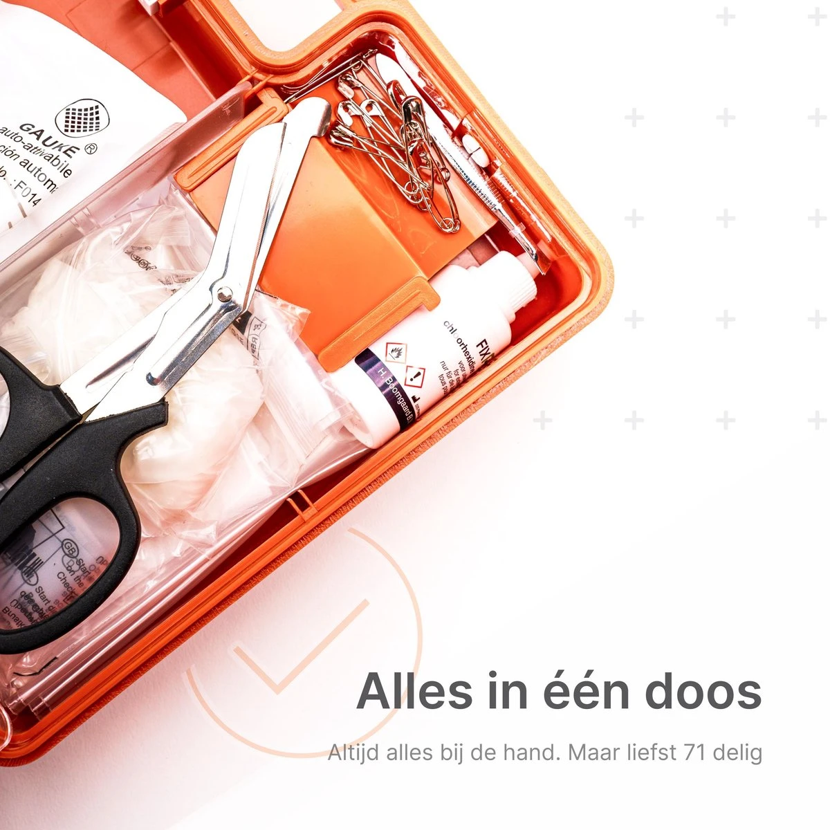 Technosafety EHBO Verbandkoffer - DIN13157-2021 Goedgekeurd - Verbanddoos BHV - Incl. Wandhouder En Bevestigingsmateriaal 4 Technosafety EHBO Verbandkoffer - DIN13157-2021 Goedgekeurd - Verbanddoos BHV - Incl. Wandhouder En Bevestigingsmateriaal - Afbeelding 4