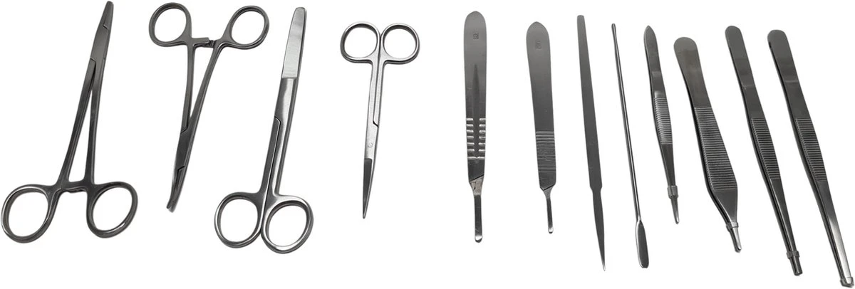 Hechtset Geneeskunde - Leren Hechten - Oefenen Hechten - Suture - Naaldvoerder - Chirurgisch Hechten - Dissectie - Mast Medical 5 Hechtset Geneeskunde - Leren Hechten - Oefenen Hechten - Suture - Naaldvoerder - Chirurgisch Hechten - Dissectie - Mast Medical - Afbeelding 5