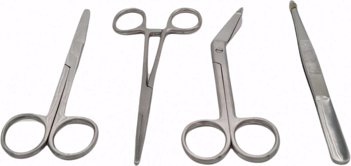 Verpleegkundeset - Scharenset Verpleegkundige - Kocher Schaar - Verbandschaar - Chirurgische Schaar - Pincet - Verpleegkunde Set - Mast Medical 9 Verpleegkundeset - Scharenset Verpleegkundige - Kocher Schaar - Verbandschaar - Chirurgische Schaar - Pincet - Verpleegkunde Set - Mast Medical - Afbeelding 9