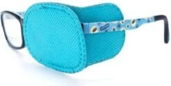 2 X Brilpatch – Blauw – Brilpleister – Amblyopie – Lui Oog -Afdekken Lui Oog – Oogpleister – Occlusietherapie