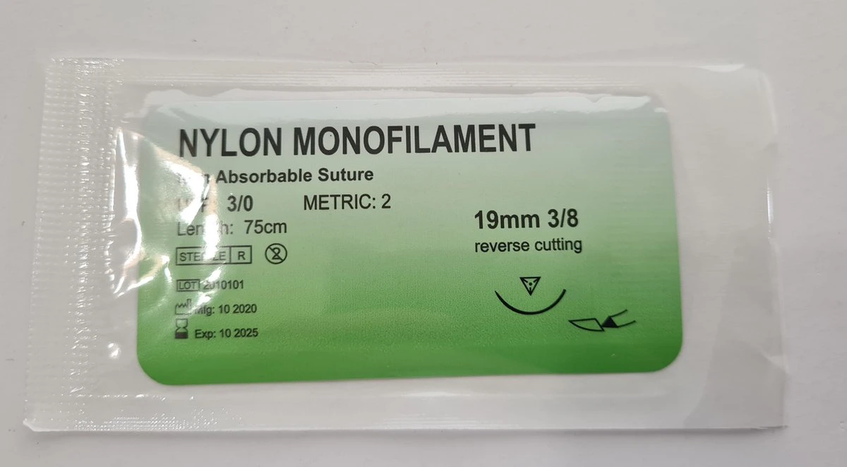 Hechtdraad - Hechtmateriaal - Nylon En Zijden Hechtdraden - Geneeskunde Hechtset Draden - 24 Stuks - Monofilamenten & Multifilamenten 2 Hechtdraad - Hechtmateriaal - Nylon En Zijden Hechtdraden - Geneeskunde Hechtset Draden - 24 Stuks - Monofilamenten & Multifilamenten - Afbeelding 2