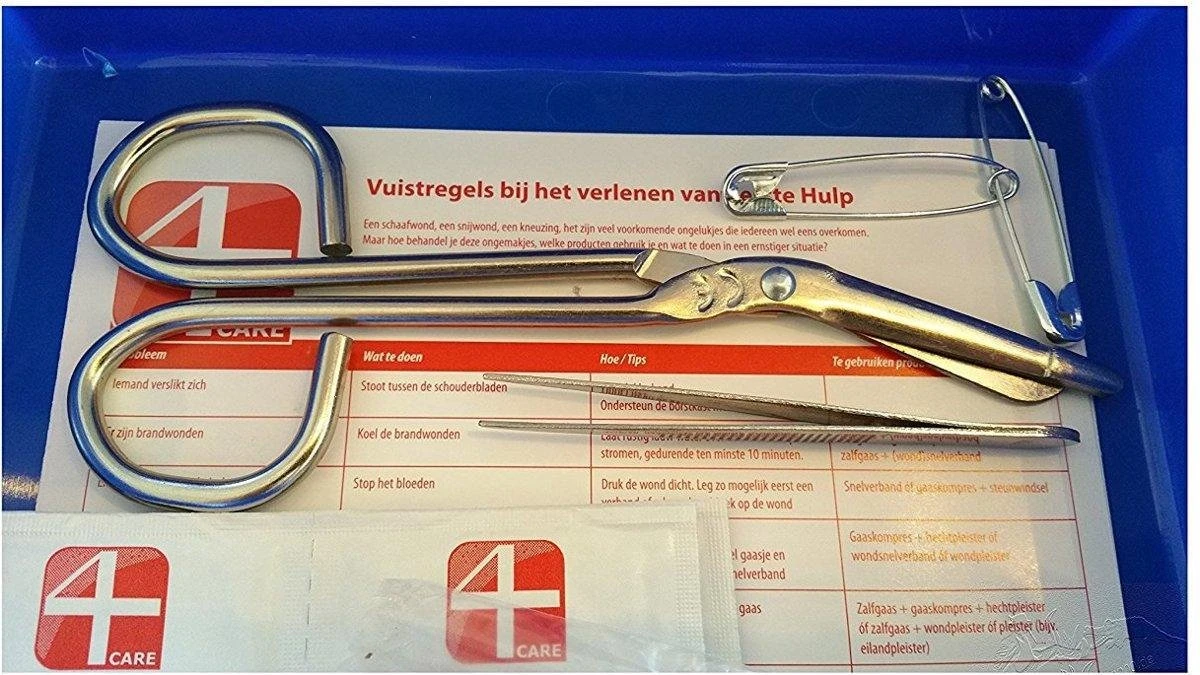 Premium 41-delige EHBO Verband Set - EHBO Kit - Verbandset - Verbandtrommel - First Aid Kit - Verbanddoos Geschikt Voor Huis Auto Camping En Boot - Eerste Hulp Doos - EHBO Doos 2 Premium 41-delige EHBO Verband Set - EHBO Kit - Verbandset - Verbandtrommel - First Aid Kit - Verbanddoos Geschikt Voor Huis Auto Camping En Boot - Eerste Hulp Doos - EHBO Doos - Afbeelding 2