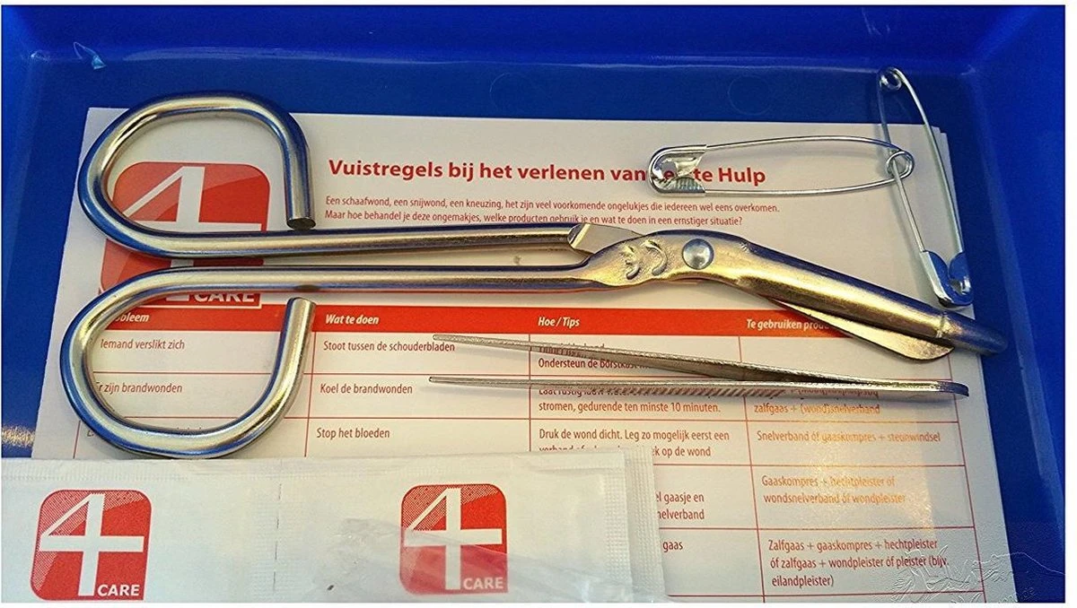 Comfort Aid - Premium EHBO Verband Set - Verbanddoos - 41 Delig - Verbandoos Auto - EHBO Doos 3 Comfort Aid - Premium EHBO Verband Set - Verbanddoos - 41 Delig - Verbandoos Auto - EHBO Doos - Afbeelding 3