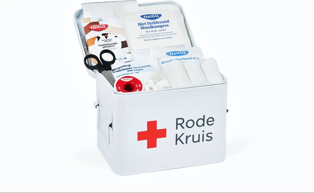 Rode Kruis - EHBO-box - 'In En Om Het Huis' - Eerste Hulp Kit: 82-delig 10 Rode Kruis - EHBO-box - 'In En Om Het Huis' - Eerste Hulp Kit: 82-delig - Afbeelding 10