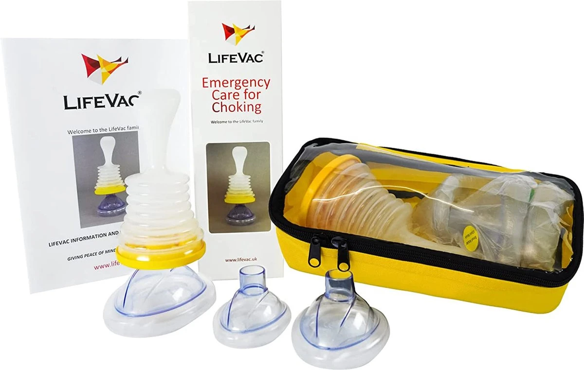LifeVac Duo Pack - Travel & Home Kit - Anti-verstikking Apparaat 1 LifeVac Duo Pack - Travel & Home Kit - Anti-verstikking Apparaat