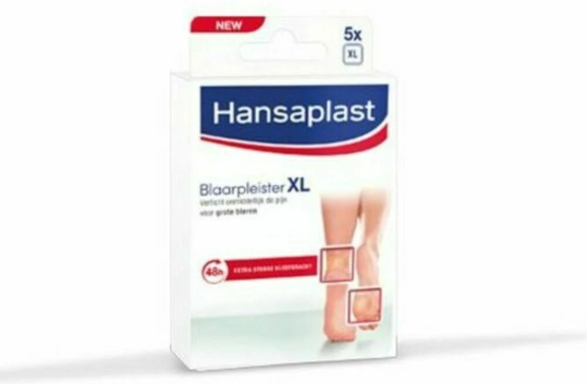 Hansaplast Blaarpleister Grote Blaren XL - 5 Stuks 9 Hansaplast Blaarpleister Grote Blaren XL - 5 Stuks - Afbeelding 9