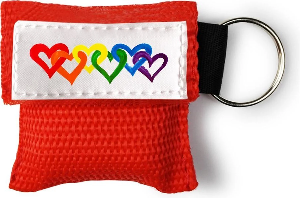 Merkloos 3x Kiss Of Life - Beademingsmasker - Rainbow Love - Assorti 4 Merkloos 3x Kiss Of Life - Beademingsmasker - Rainbow Love - Assorti - Afbeelding 4