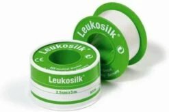 Leukosilk Gevoelige Huid - 5 M X 2.5 Cm - Pleisters