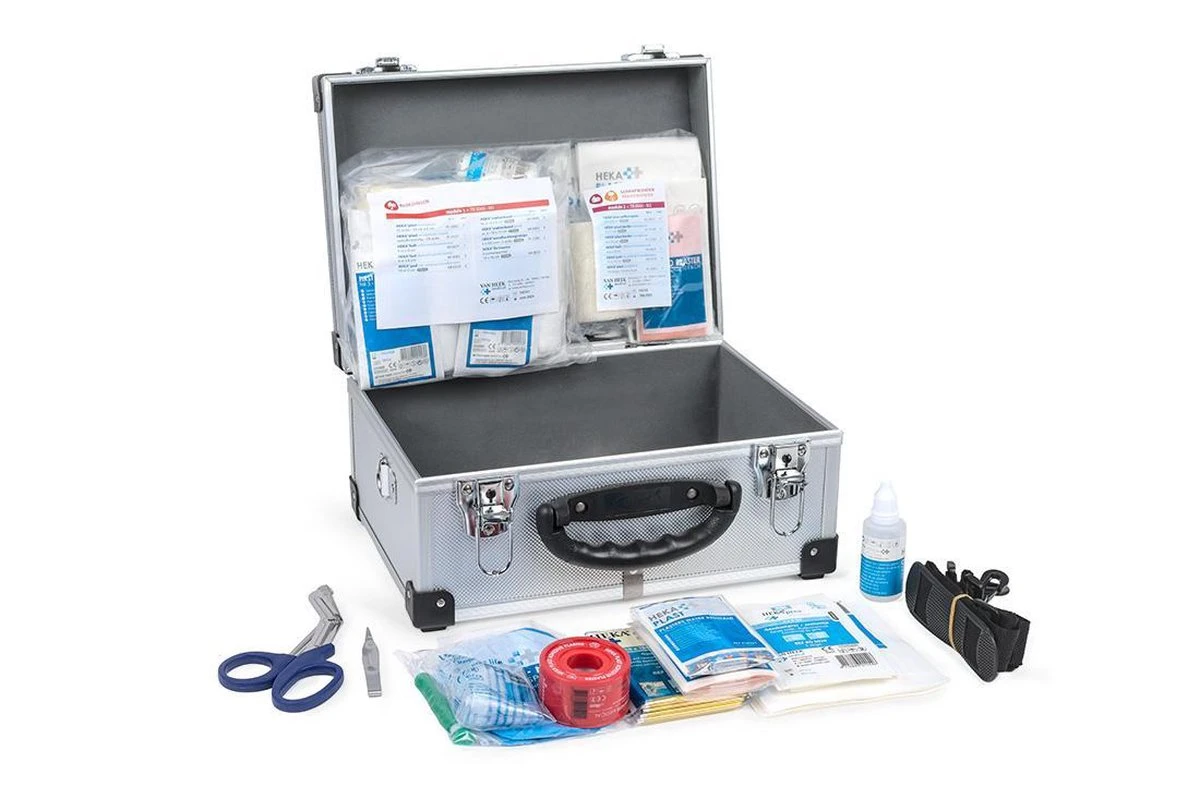 Rode Kruis - EHBO-koffer - 'In En Om Het Huis' - Eerste Hulp Kit: 121-delig 2 Rode Kruis - EHBO-koffer - 'In En Om Het Huis' - Eerste Hulp Kit: 121-delig - Afbeelding 2