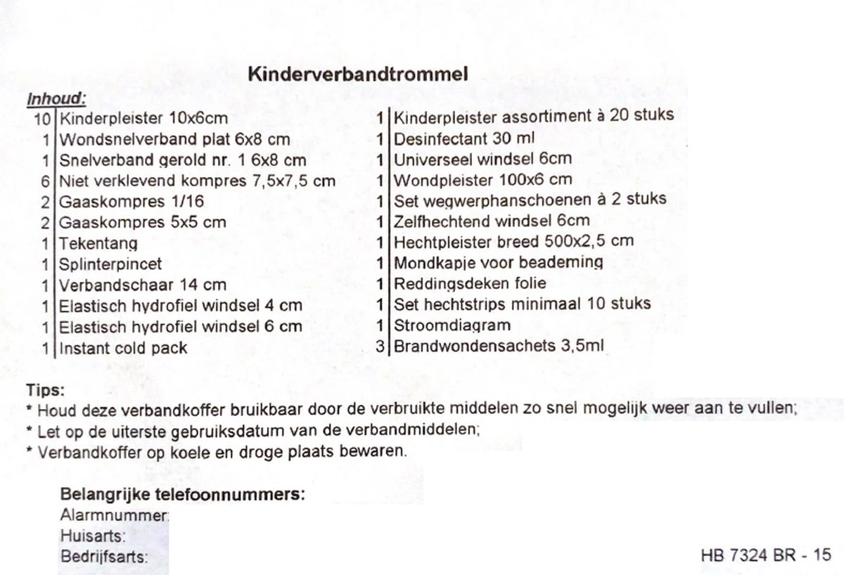 Fixfirst - Kinder Verbandtrommel Met Leuke Kinderpleisters - Inclusief Wandbeugel - Complete Verbanddoos. 3 Fixfirst - Kinder Verbandtrommel Met Leuke Kinderpleisters - Inclusief Wandbeugel - Complete Verbanddoos. - Afbeelding 3