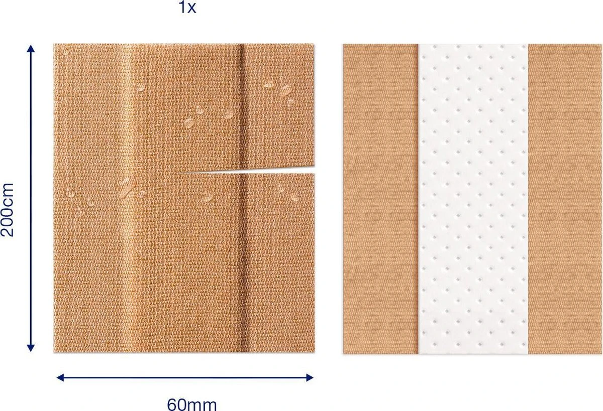 Hansaplast Pleister – Elastic , 2mx6cm - 1 Stuks 2 Hansaplast Pleister – Elastic , 2mx6cm - 1 Stuks - Afbeelding 2