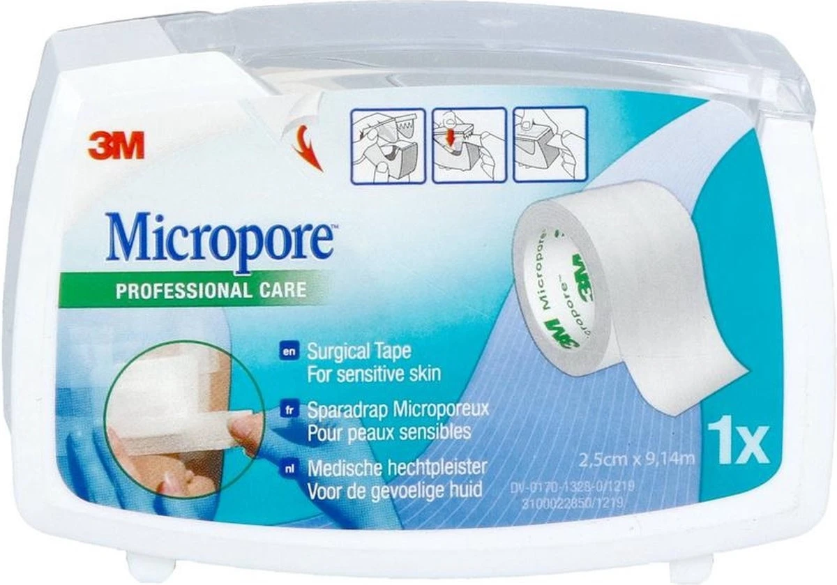 3M Micropore Hechtpl 2.5X0.5 1 3M Micropore Hechtpl 2.5X0.5