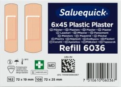 Navulling Salvequick Dispenser Plastic 6 X 45 Stuks - 6036 7 Navulling Salvequick Dispenser Plastic 6 X 45 Stuks - 6036 -Winkel Voor Ehbo-Apparatuur 1200x863