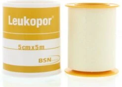 Leukopor - 5 M X 5 Cm - Verband