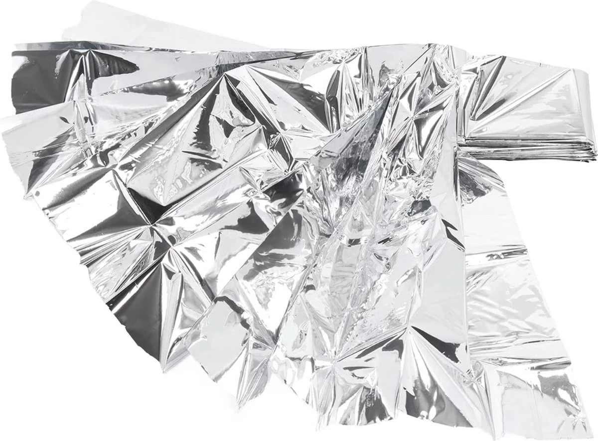 YUNICS® Isolatiedeken - Nooddeken - Reddingsdeken -Warmhouddeken - EHBO Deken - Oververhitting - Onderkoeling - Noodpakket - 140 X 210 CM 3 YUNICS® Isolatiedeken - Nooddeken - Reddingsdeken -Warmhouddeken - EHBO Deken - Oververhitting - Onderkoeling - Noodpakket - 140 X 210 CM - Afbeelding 3