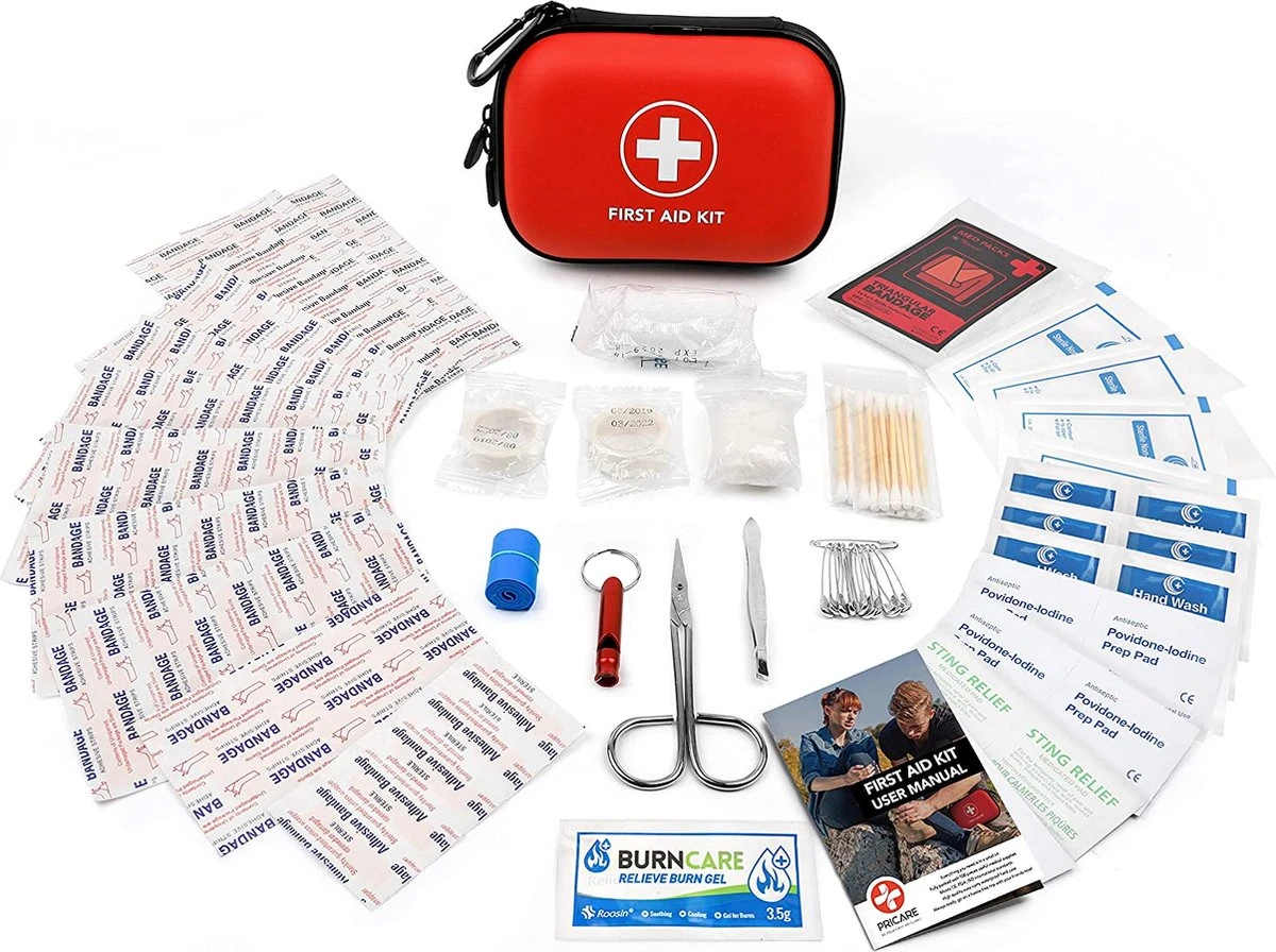 PrijsKnallers EHBO Kit Voor Onderweg – Verbanddoos - Reisformaat – 42 Delig – Stevig - Compact - Waterafstotend – In De Auto – Op De Fiets – Outdoor - Op Reis - 16x12x6cm - Eerste Hulp Kit - Pleisters - Ongevallen Kit - First Aid Kit 4 PrijsKnallers EHBO Kit Voor Onderweg – Verbanddoos - Reisformaat – 42 Delig – Stevig - Compact - Waterafstotend – In De Auto – Op De Fiets – Outdoor - Op Reis - 16x12x6cm - Eerste Hulp Kit - Pleisters - Ongevallen Kit - First Aid Kit - Afbeelding 4