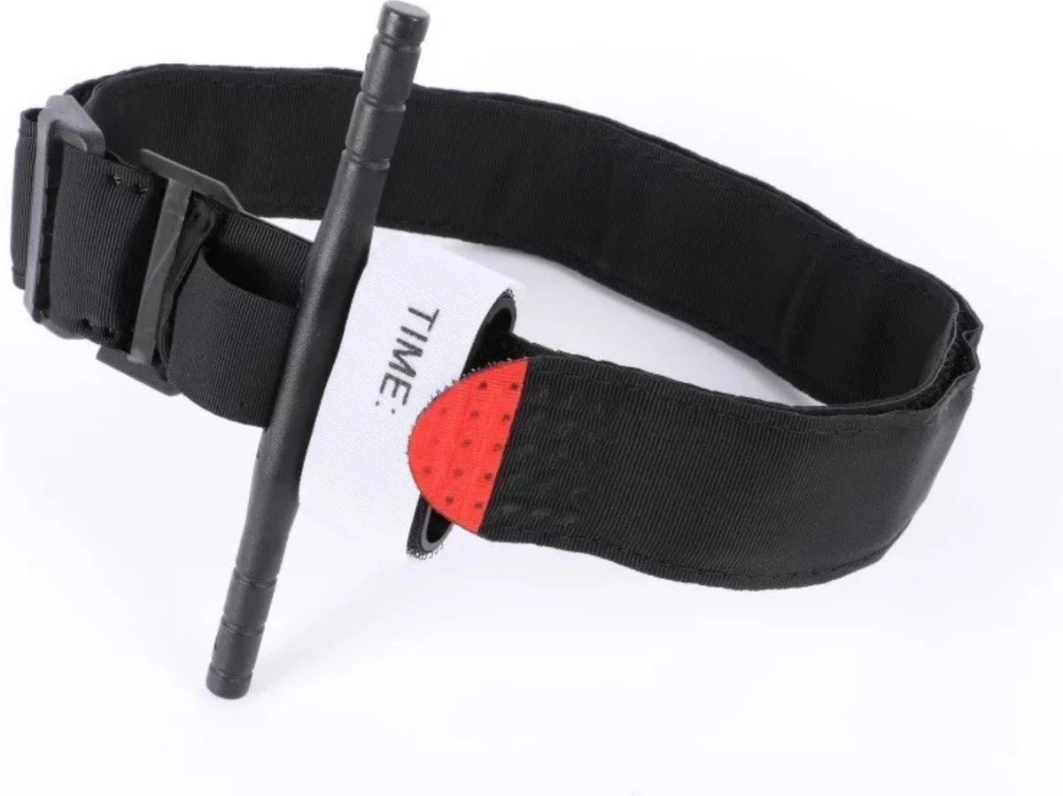 Jouw Medische Shop - Tourniquet - Survival Tourniquet - Stuwband - Stop De Bloeding - Zwart - 75 Cm - EHBO 1 Jouw Medische Shop - Tourniquet - Survival Tourniquet - Stuwband - Stop De Bloeding - Zwart - 75 Cm - EHBO