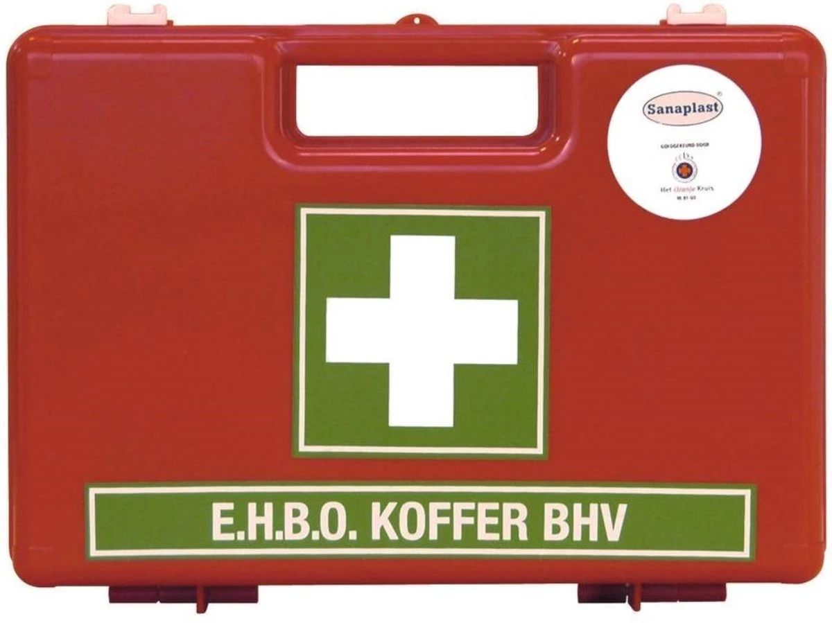 Carpoint Ehbo Koffer - Oranje- Met Wandhouder - Dubbelvaks 5 Carpoint Ehbo Koffer - Oranje- Met Wandhouder - Dubbelvaks - Afbeelding 5