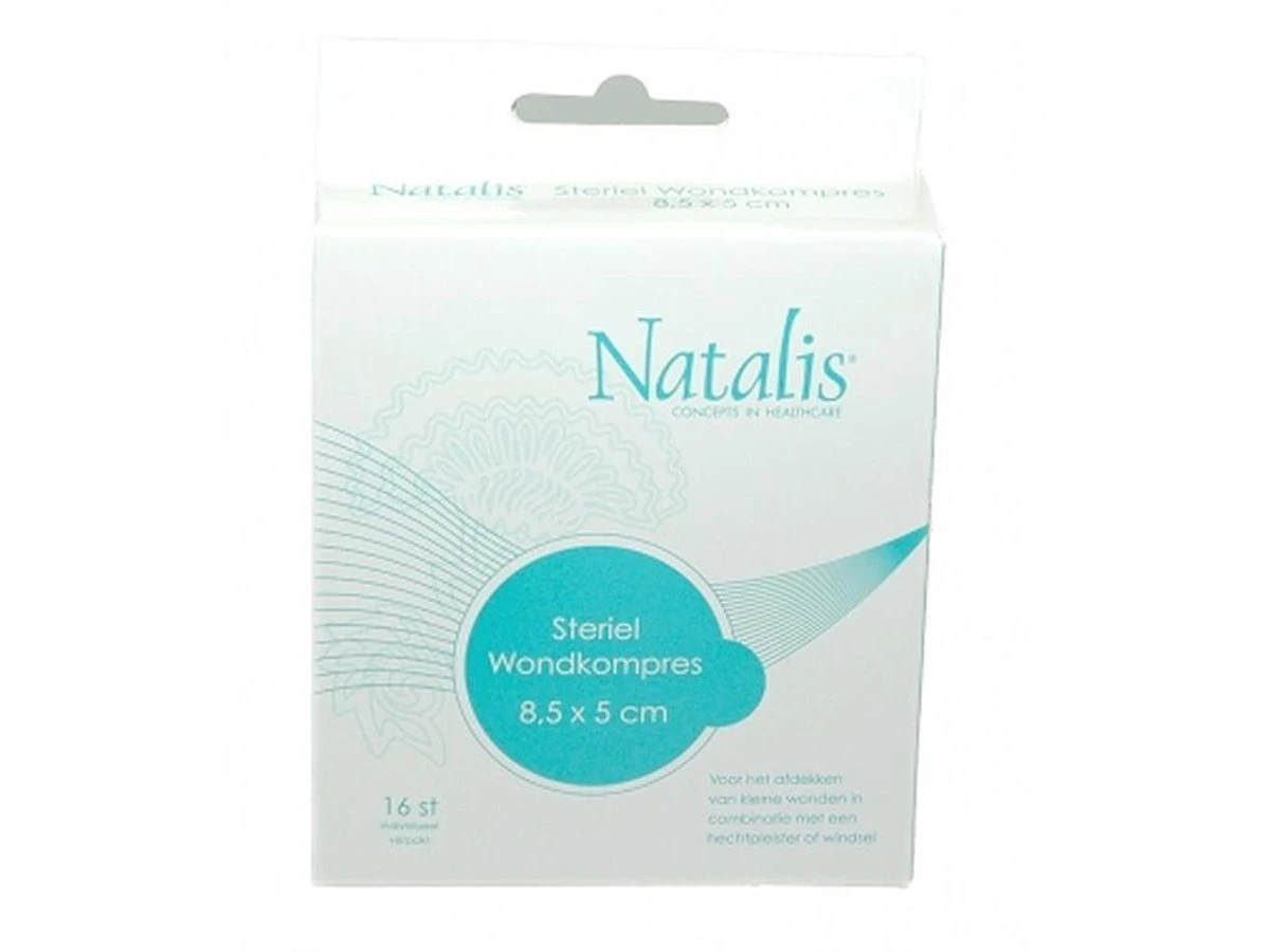 Natalis Steriel Wondkussen - 8.5 X 5 Cm - 16 Stuks - Verband 3 Natalis Steriel Wondkussen - 8.5 X 5 Cm - 16 Stuks - Verband - Afbeelding 3