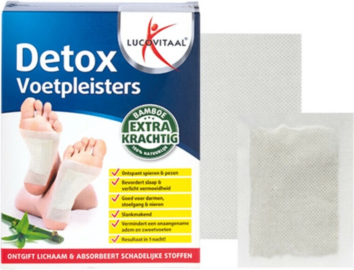 3x Lucovitaal Detox Voetpleisters 10 Stuks 4 3x Lucovitaal Detox Voetpleisters 10 Stuks - Afbeelding 4