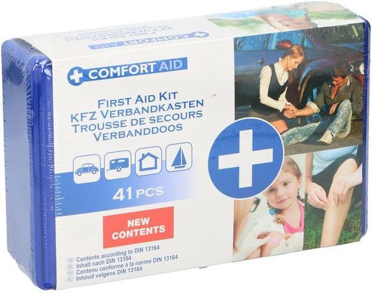 Comfort Aid Verbanddoos - 41-delige EHBO-kit - Voor Thuis/Auto/Vakantie 20 Comfort Aid Verbanddoos - 41-delige EHBO-kit - Voor Thuis/Auto/Vakantie - Afbeelding 20